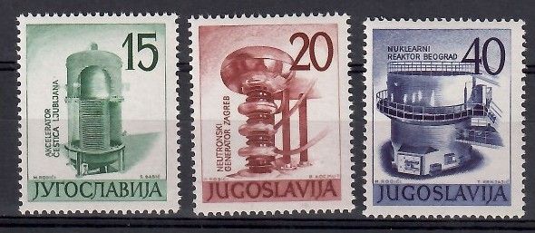 Znaczek Jugosławia 1960 Mi 927-929 Czyste **