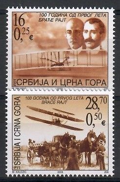 Znaczek Serbia i Czarnogóra 2003 Mi 3169-3170 Czyste **