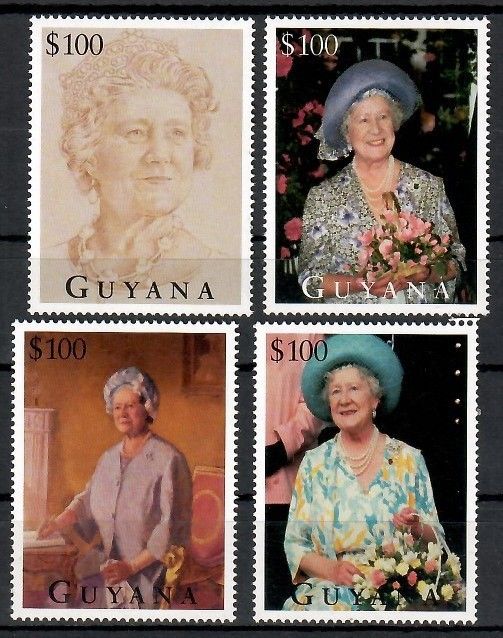 Znaczek Gujana 1995 Mi 5211-5214 Czyste **