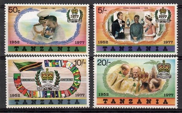 Znaczek Tanzania 1977 Mi 87-90 Czyste **