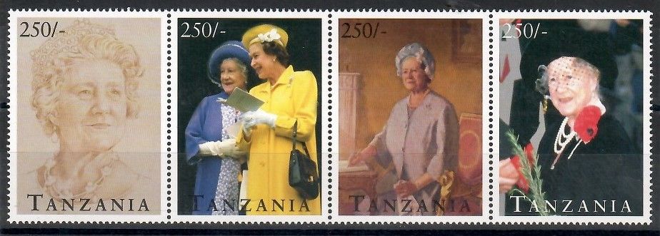 Znaczek Tanzania 1995 Mi 2104-2107 Czyste **
