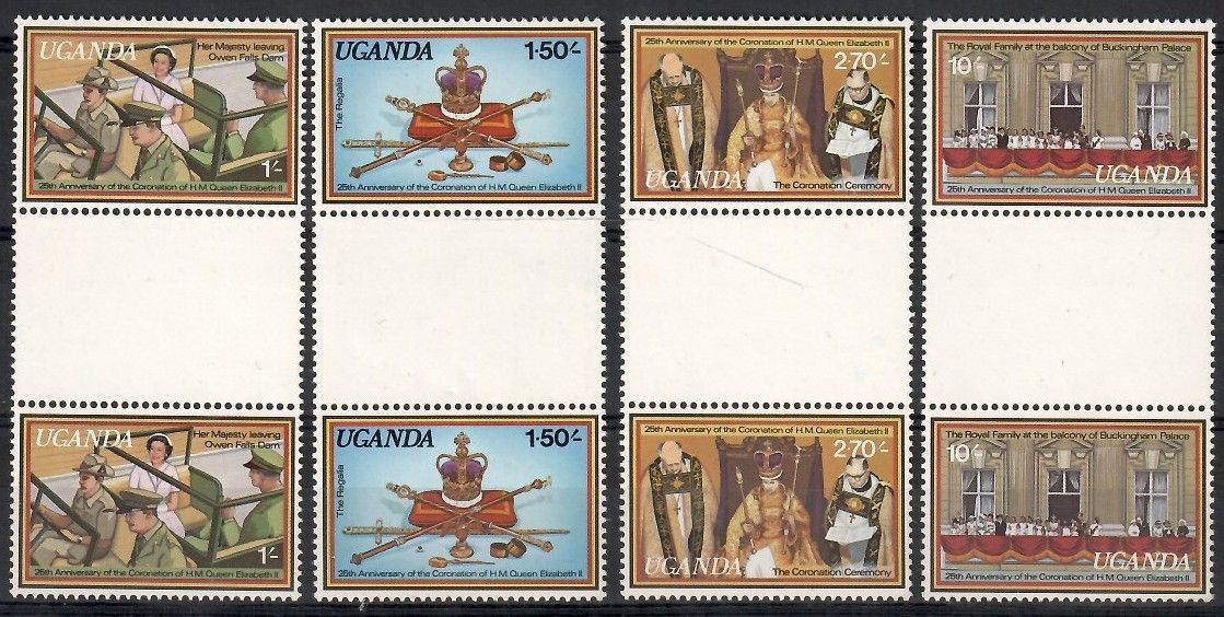 Znaczek Uganda 1979 Mi 195-198 Czyste **