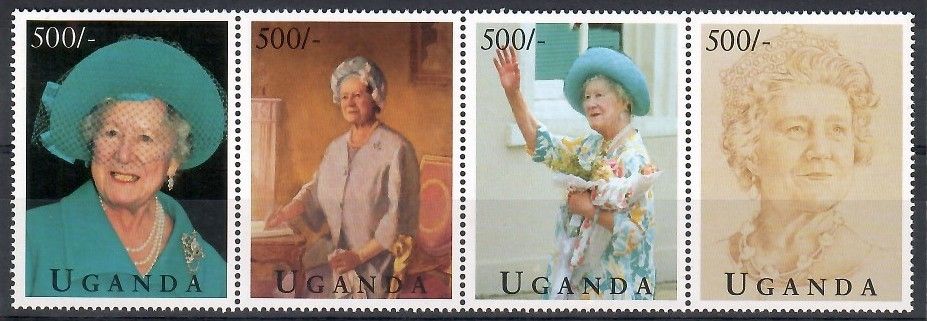 Znaczek Uganda 1995 Mi 1509-1512 Czyste **