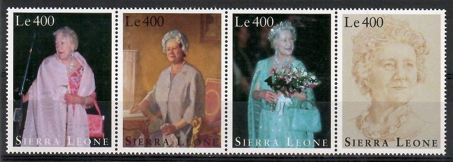 Znaczek Sierra Leone 1995 Mi 2371-2374 Czyste **