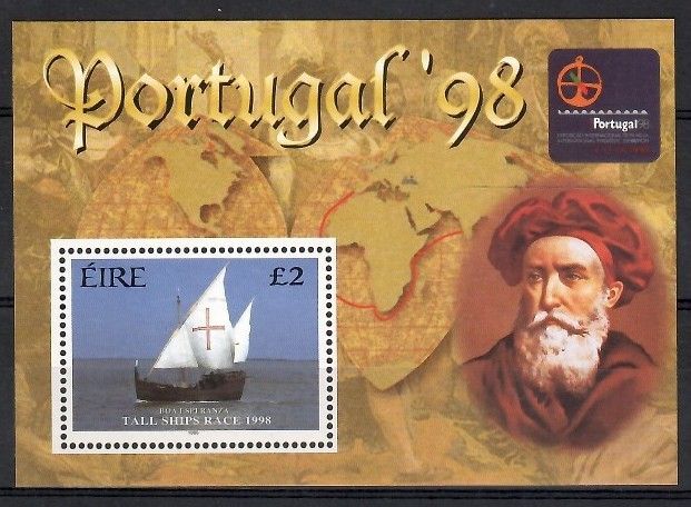Znaczek Irlandia 1998 Mi bl 28 Czyste **