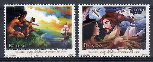Znaczek Panama 2001 Mi 1858-1859 Czyste **