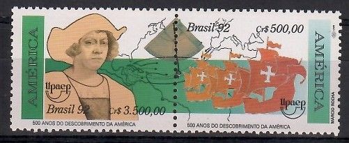 Znaczek Brazylia 1992 Mi 2466-2467 Czyste **