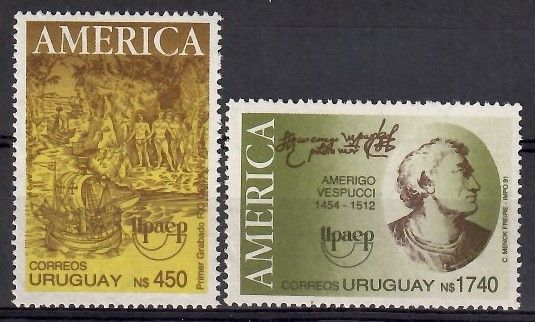 Znaczek Urugwaj 1991 Mi 1921-1922 Czyste **