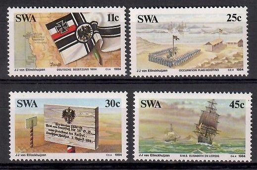 Znaczek Afryka Południowo-Zachodnia 1984 Mi 558-561 Czyste **