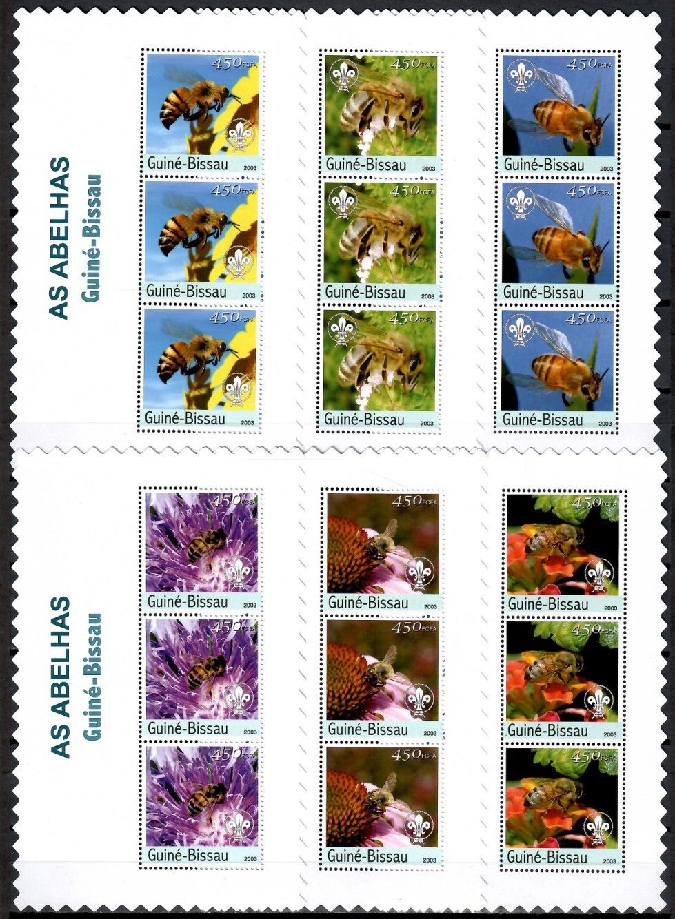 Znaczek Gwinea Bissau 2003 Mi lx ark 2636-2641 Czyste **