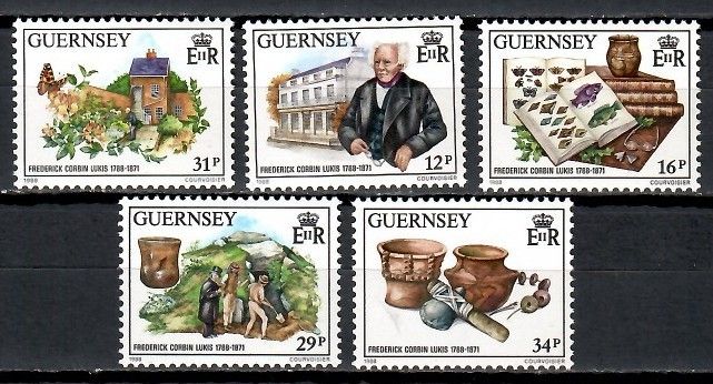 Znaczek Guernsey 1988 Mi 421-425 Czyste **
