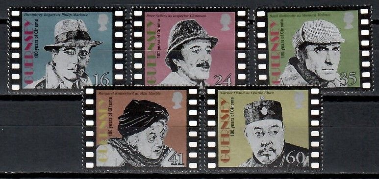 Znaczek Guernsey 1996 Mi 708-712 Czyste **