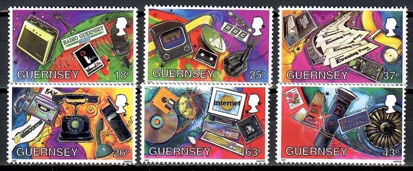 Znaczek Guernsey 1997 Mi 741-746 Czyste **