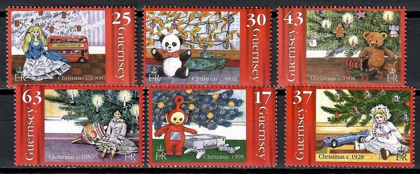 Znaczek Guernsey 1998 Mi 786-791 Czyste **