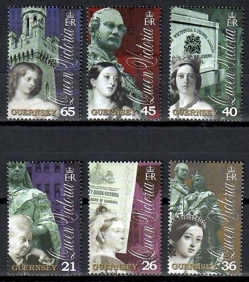 Znaczek Guernsey 2001 Mi 874-879 Czyste **