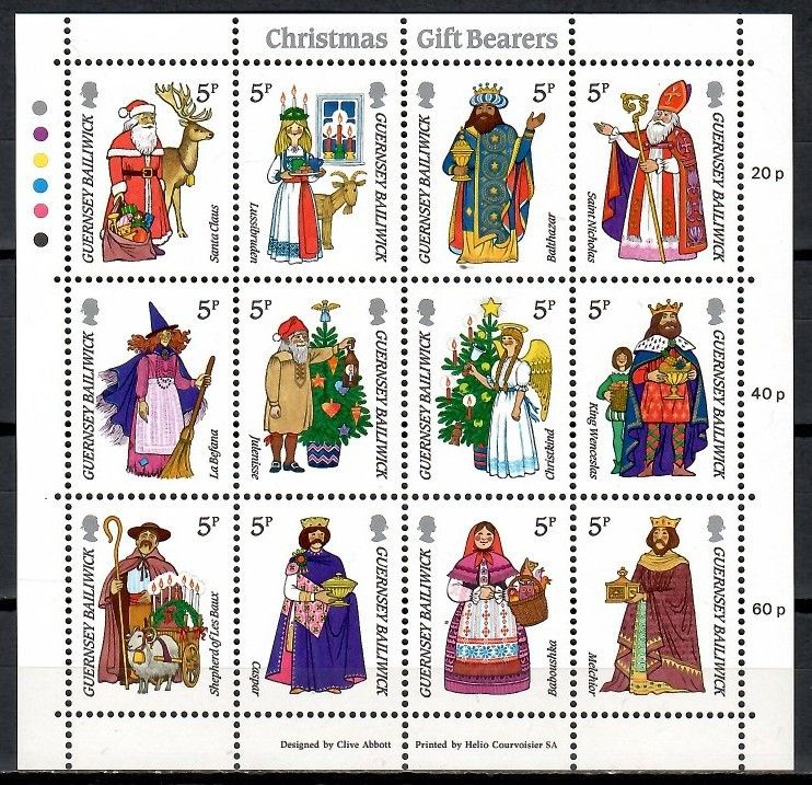 Znaczek Guernsey 1985 Mi ark 340-351 Czyste **
