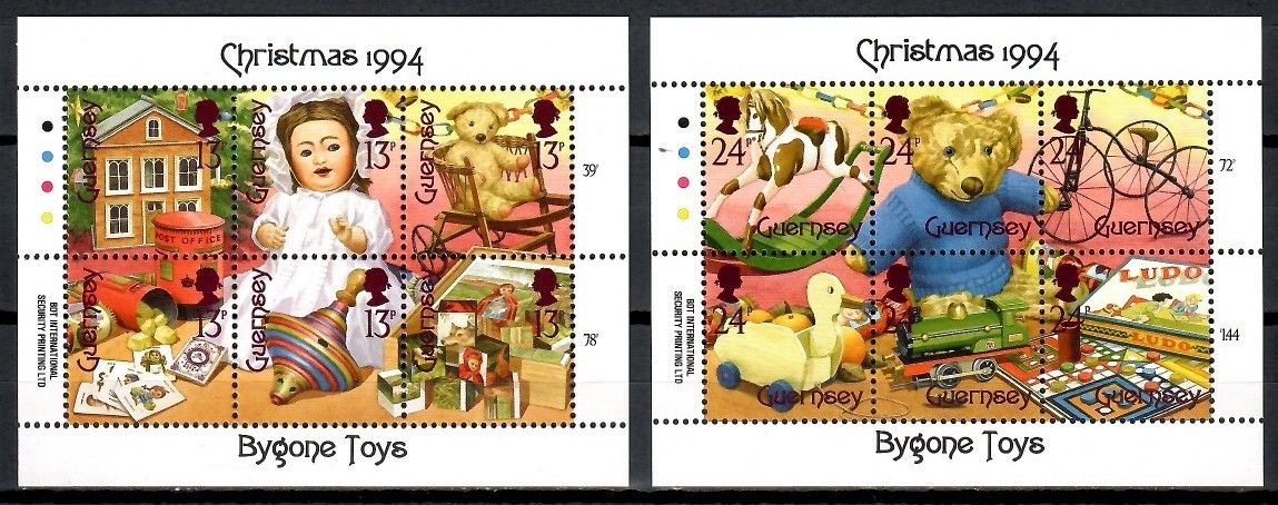 Znaczek Guernsey 1994 Mi ark 650-661 Czyste **
