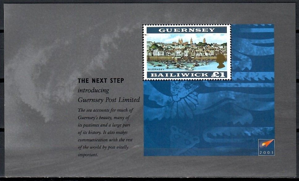 Znaczek Guernsey 2001 Mi bl 27 Czyste **