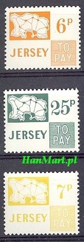 Znaczek Jersey 1974 Mi por 15-17 Czyste **