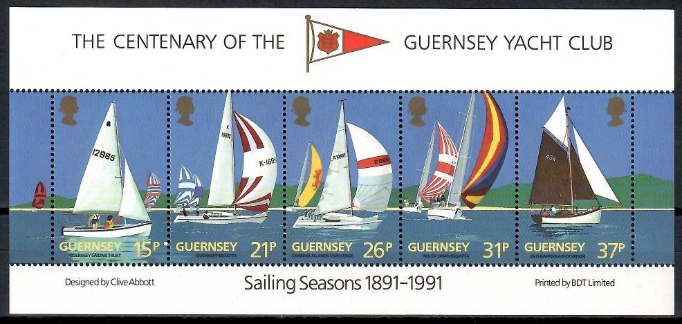 Znaczek Guernsey 1991 Mi bl 7 Czyste **