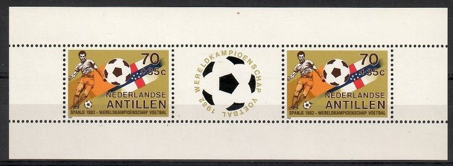 Znaczek Antyle Holenderskie 1982 Mi bl 19 Czyste **
