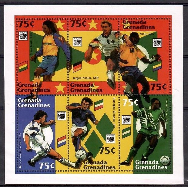 Znaczek Grenada i Grenadyny 1994 Mi 1910-1915 Czyste **