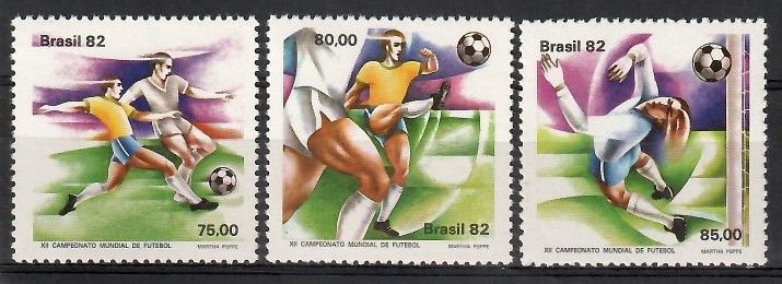 Znaczek Brazylia 1982 Mi 1873-1875 Czyste **