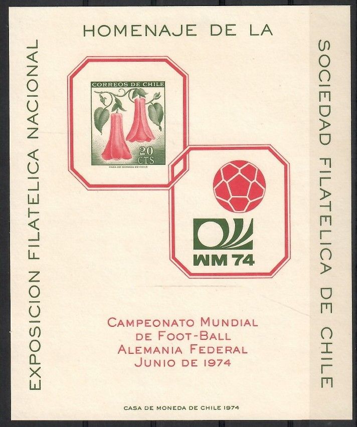 Znaczek Chile 1974 Mi gedbl 701 Czyste **