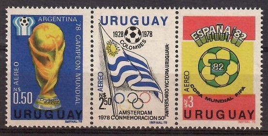 Znaczek Urugwaj 1979 Mi 1542-1544 Czyste **
