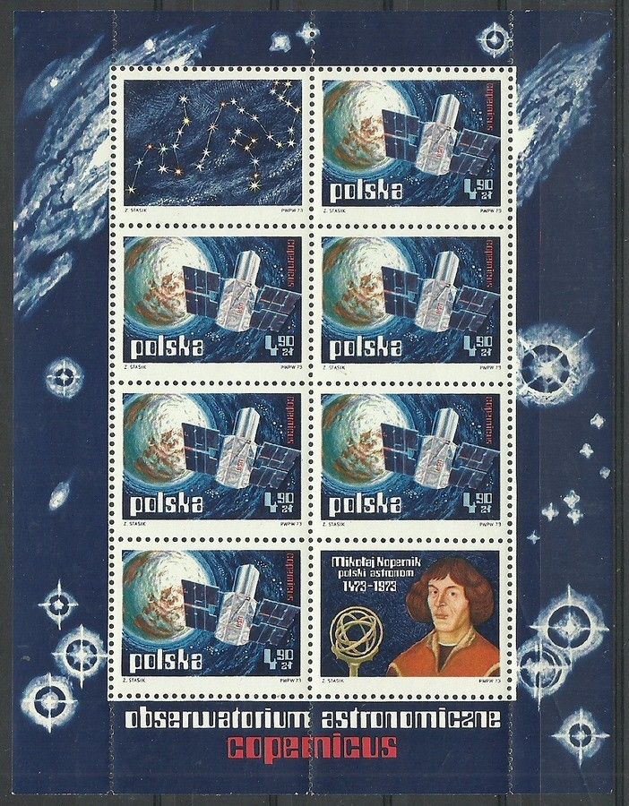 Znaczek Polska 1973 Mi bl 54 Czyste **