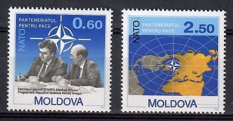 Znaczek Mołdawia 1994 Mi 128-129 Czyste **