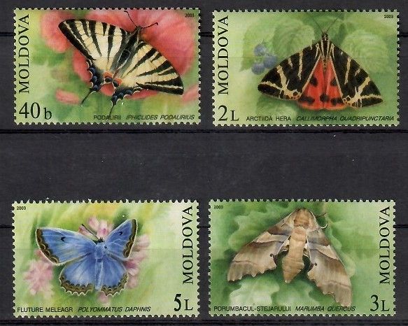 Znaczek Mołdawia 2003 Mi 459-462 Czyste **