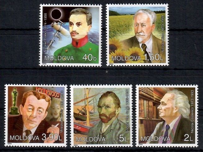 Znaczek Mołdawia 2003 Mi 476-480 Czyste **