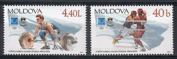 Znaczek Mołdawia 2004 Mi 495-496 Czyste **