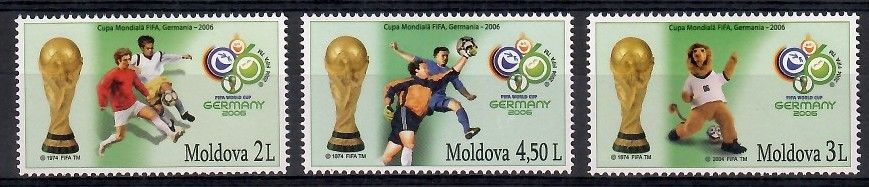 Znaczek Mołdawia 2006 Mi 552-554 Czyste **