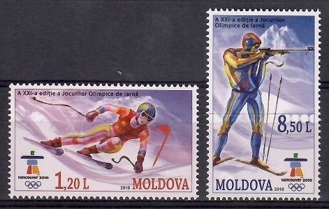 Znaczek Mołdawia 2010 Mi 689-690 Czyste **