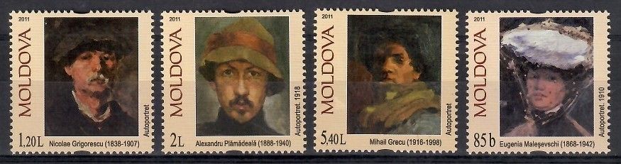 Znaczek Mołdawia 2011 Mi 741-744 Czyste **