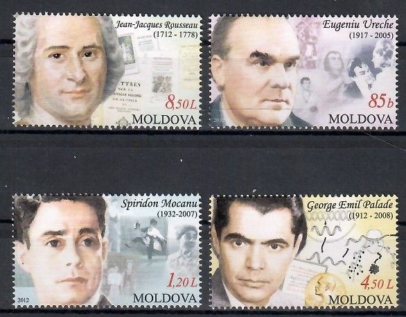 Znaczek Mołdawia 2012 Mi 809-812 Czyste **