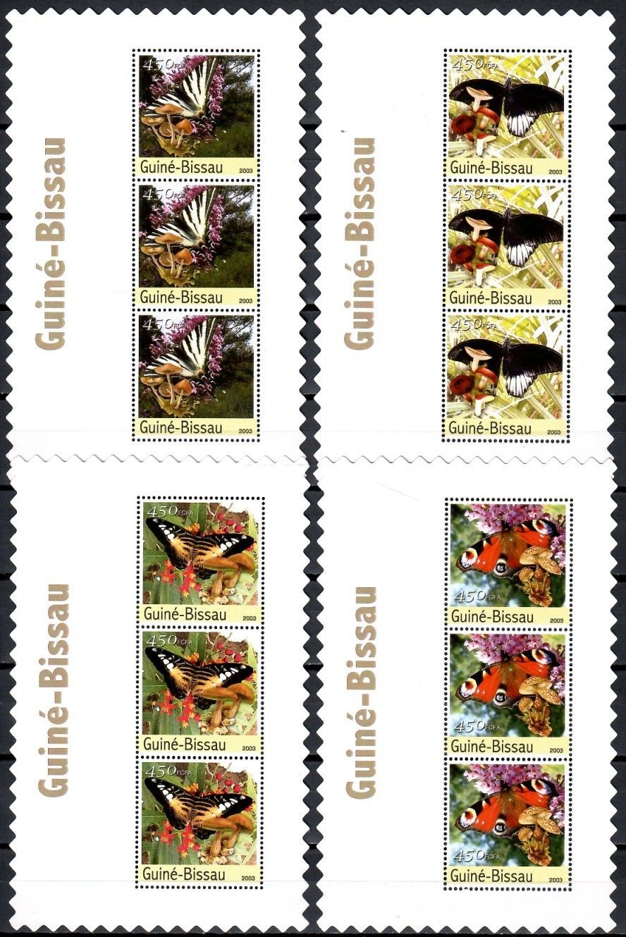 Znaczek Gwinea Bissau 2003 Mi lx ark 2091-2094 Czyste **