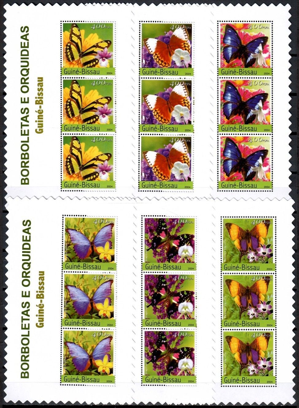 Znaczek Gwinea Bissau 2004 Mi lx ark 2727-2732 Czyste **