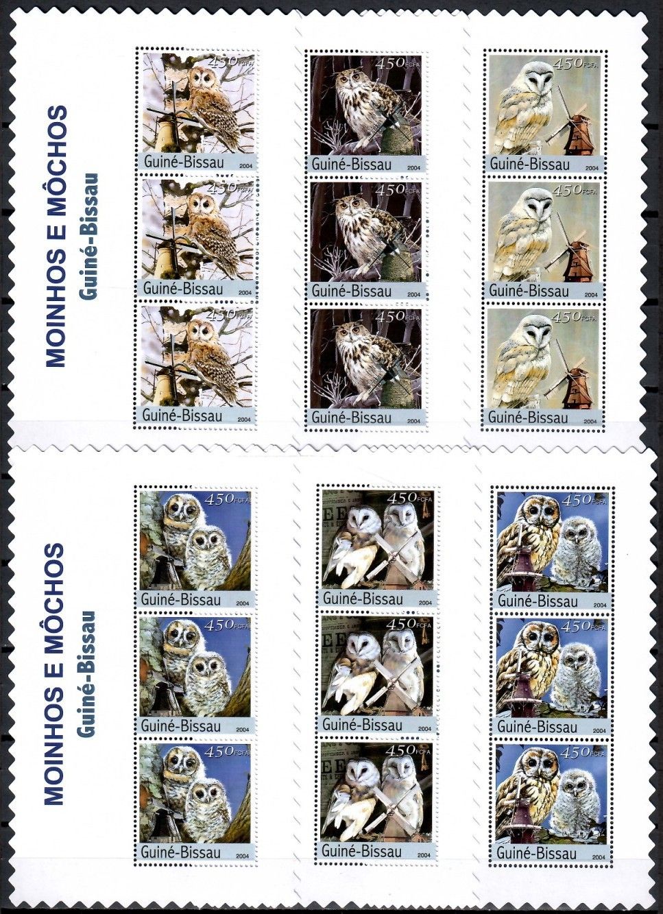 Znaczek Gwinea Bissau 2004 Mi lx ark 2755-2760 Czyste **