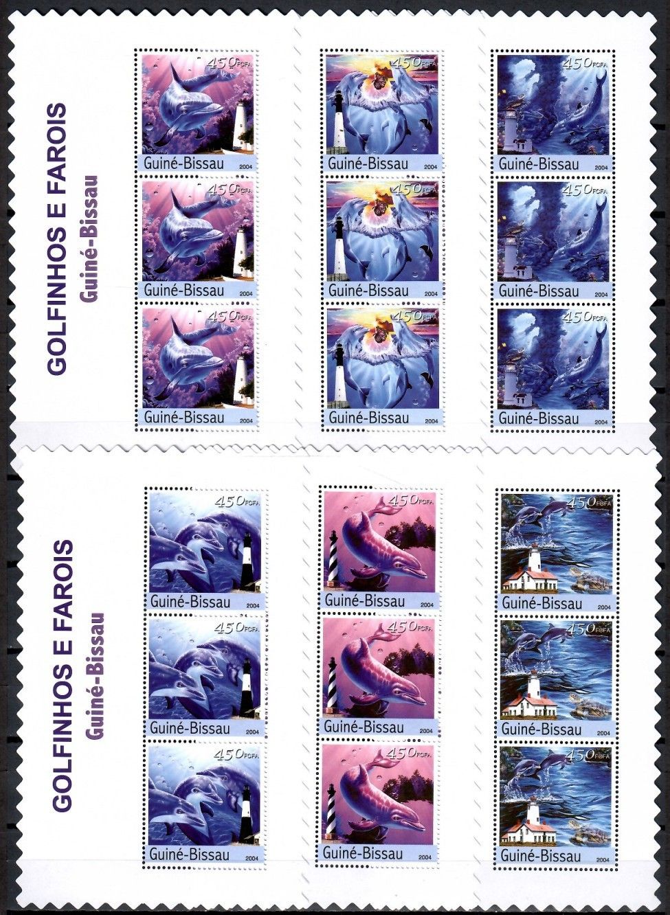 Znaczek Gwinea Bissau 2004 Mi lx ark 2782-2787 Czyste **