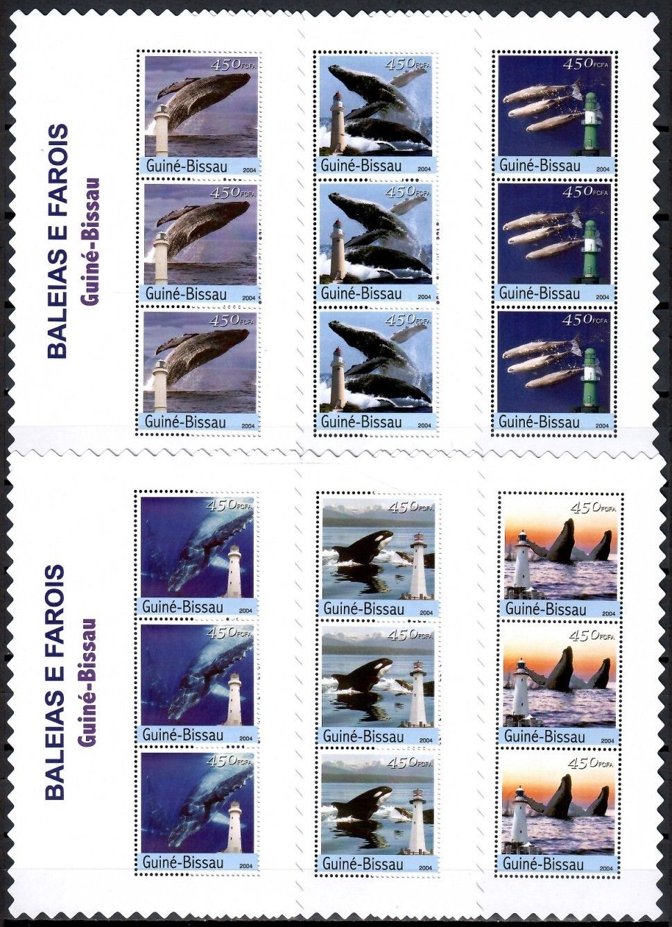 Znaczek Gwinea Bissau 2004 Mi lx ark 2788-2793 Czyste **