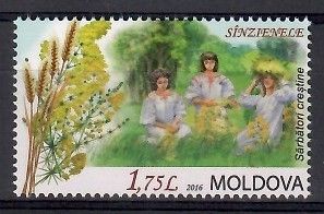 Znaczek Mołdawia 2016 Mi 968 Czyste **