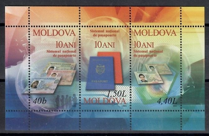 Znaczek Mołdawia 2005 Mi bl 34 Czyste **