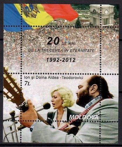 Znaczek Mołdawia 2012 Mi bl 60 Czyste **