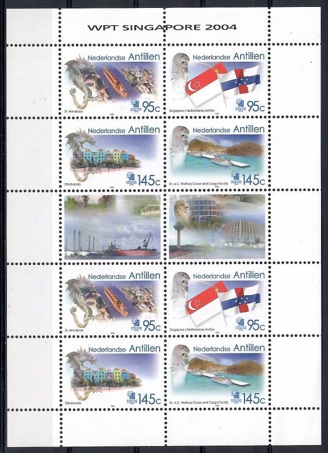 Znaczek Antyle Holenderskie 2004 Mi ark 1311-1314 Czyste **