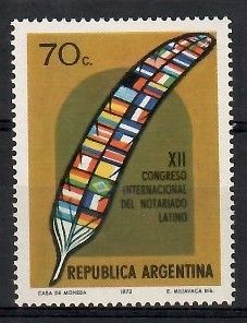 Znaczek Argentyna 1973 Mi 1160 Czyste **