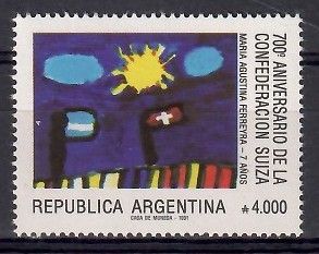 Znaczek Argentyna 1991 Mi 2083 Czyste **