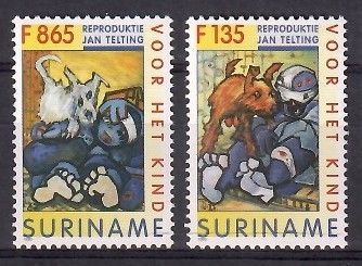 Znaczek Surinam 1996 Mi 1574-1575 Czyste **